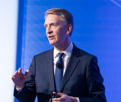 Bruce Flatt presenting