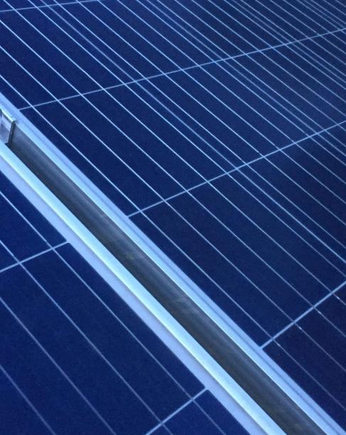 solar panel close up