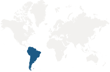 Map of South America