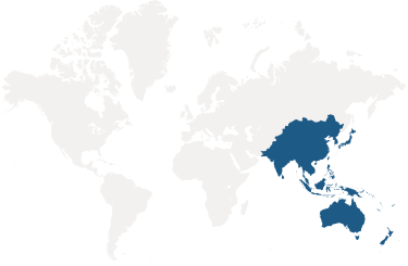 Map of Asia Pacific
