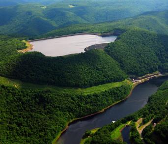 Bear Swamp Aerial View