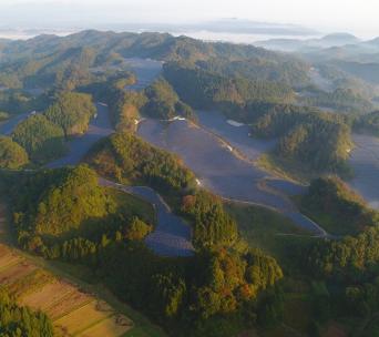 Aerial View of Mountains