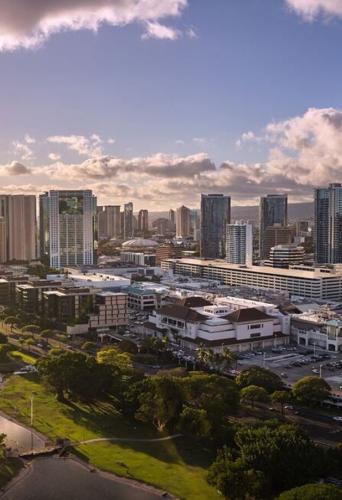 Ala Moana Center Sunset
